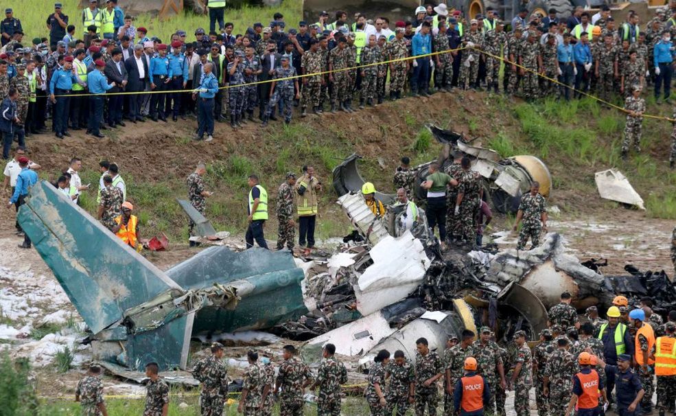 अन्तरर्राष्ट्रिय विमानस्थलभित्रै दुर्घटना : १८ जनाको मृत्यु, एक घाइते